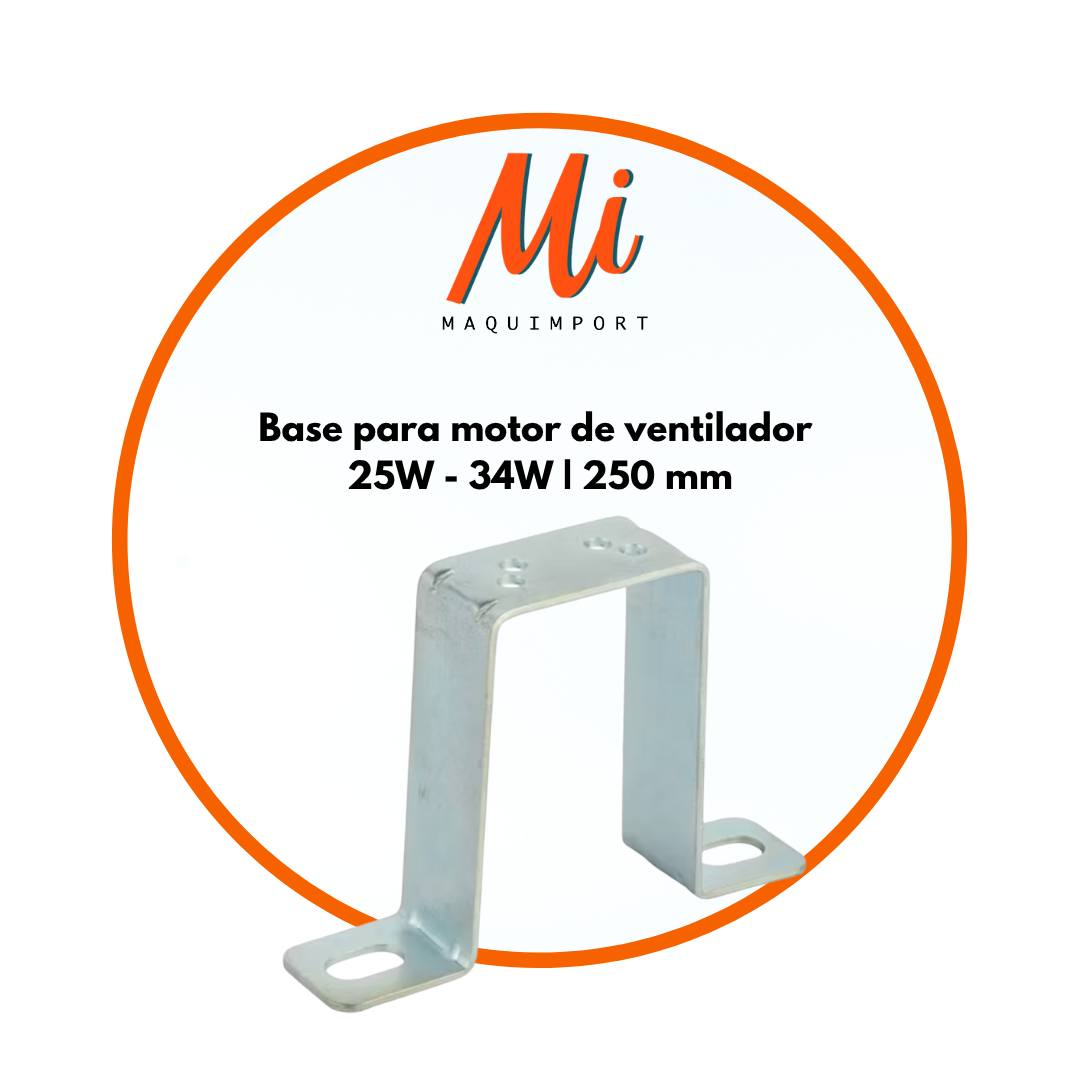 Base motor de ventilador comercial