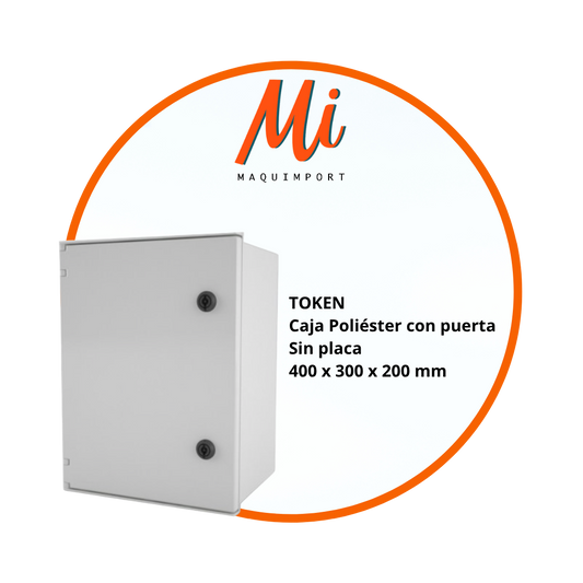 Caja Eléctrica de poliéster y Placa