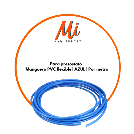 Fitting, manguera PVC y prensa para armado de flexibles - PVC