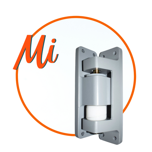 Bisagra tipo I-215 izquierda para puertas frigoríficas | Antirrebote industrial – Maquimport Chile