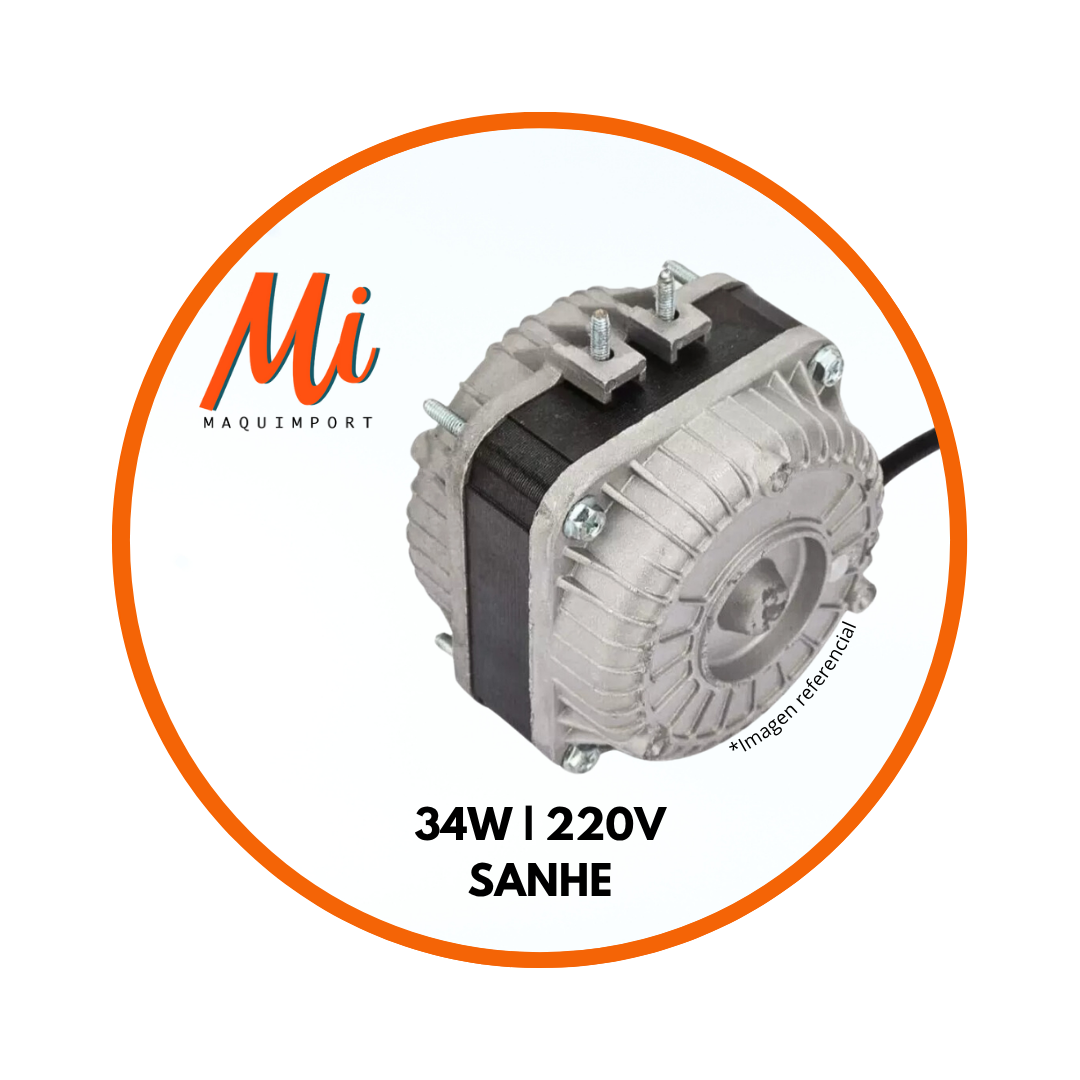 Motor de ventilador comercial 34W-220V Maquimport Chile