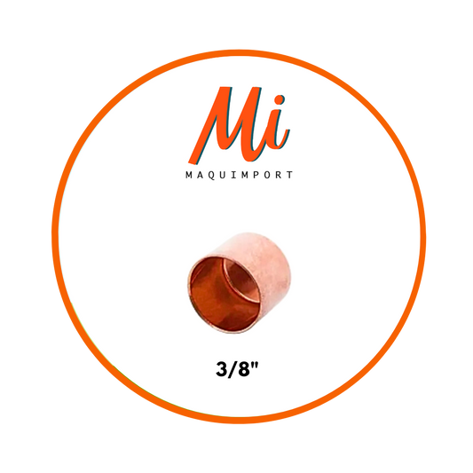 Tapagorro de cobre 3/8" para sellado de tuberías de refrigeración – Maquimport Chile