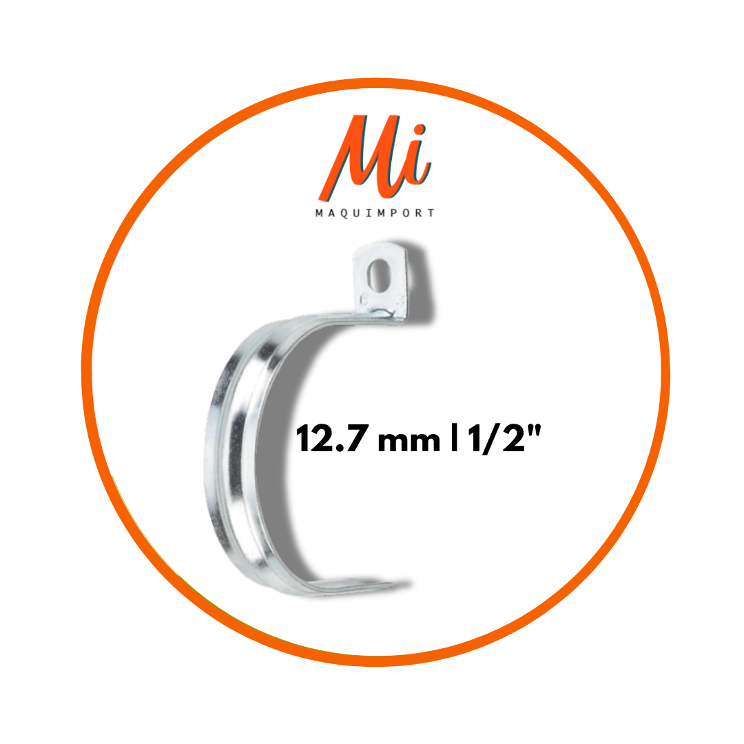 Abrazadera 12.7 mm 1/2-Maquimport Chile