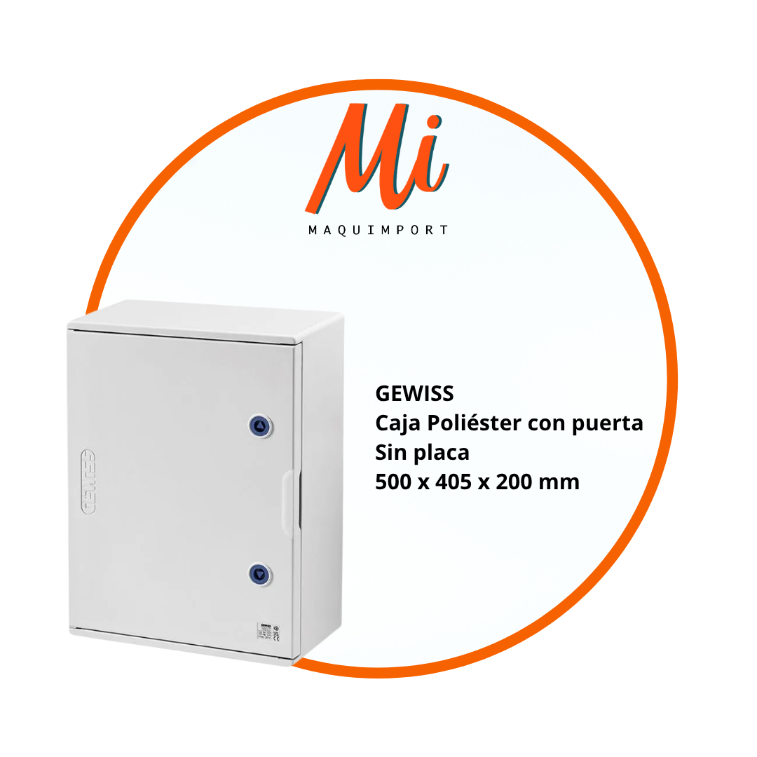 Caja Eléctrica y Placa de Poliéster