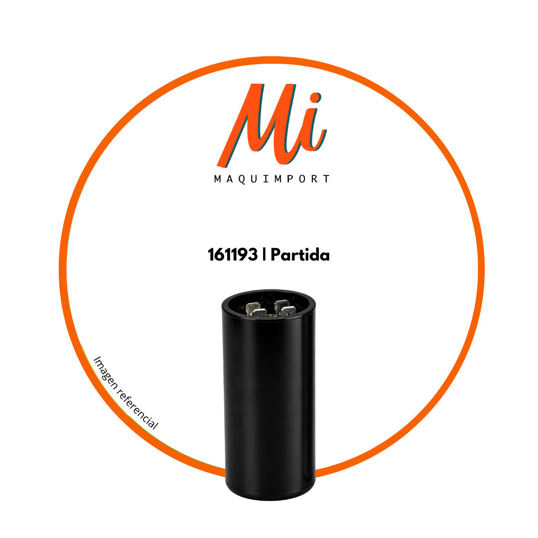 Capacitor de marcha y partida