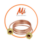 Capilar de cobre con tuerca 1/4 para sistemas de refrigeración | Maquimport Chile