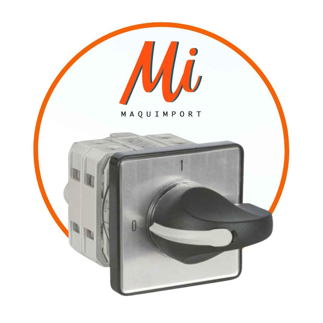 Conmutador rotativo de 16-amperios para circuitos eléctricos industriales Maquimport-Chile