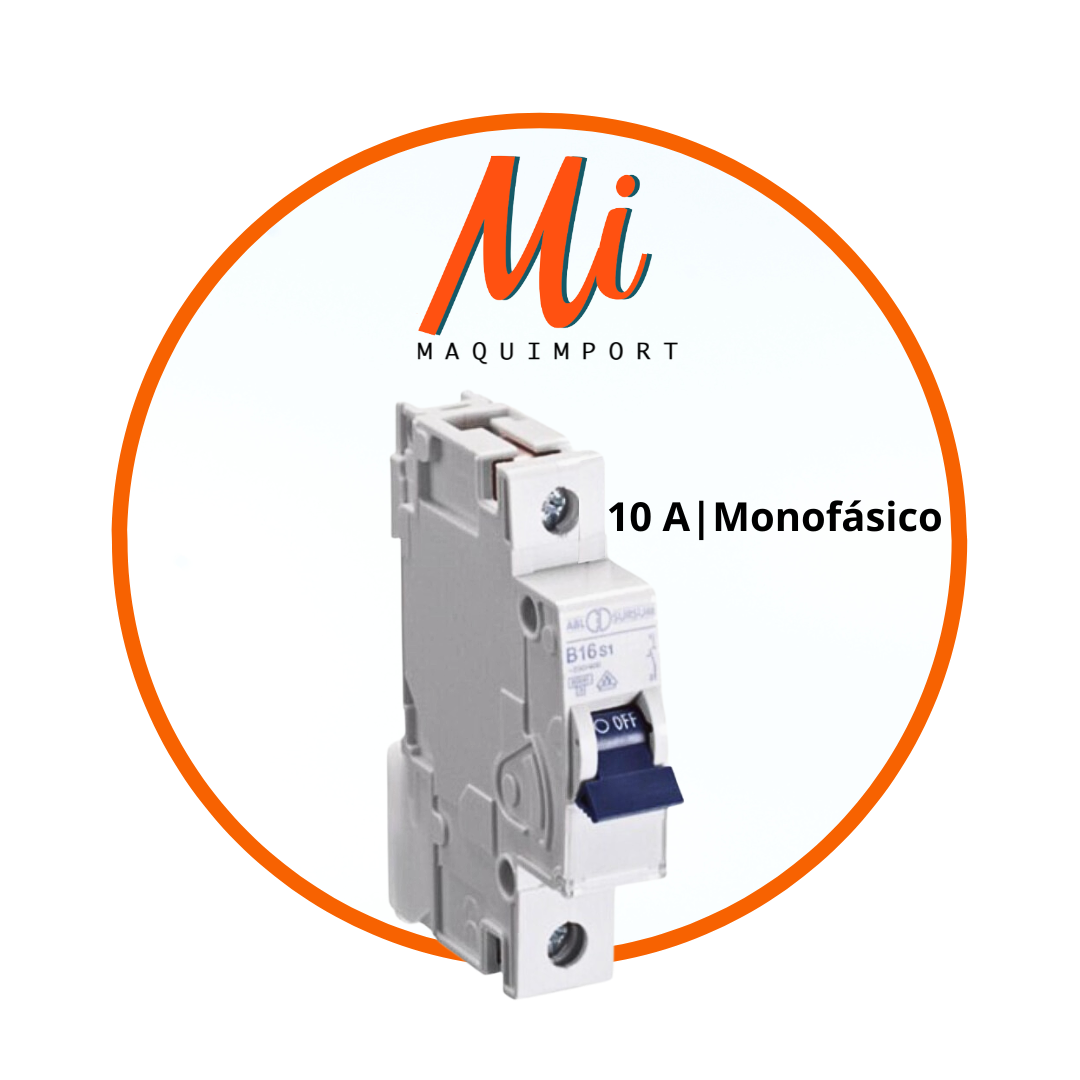 Interruptor automático 10A Monofásico-Maquimport Chile