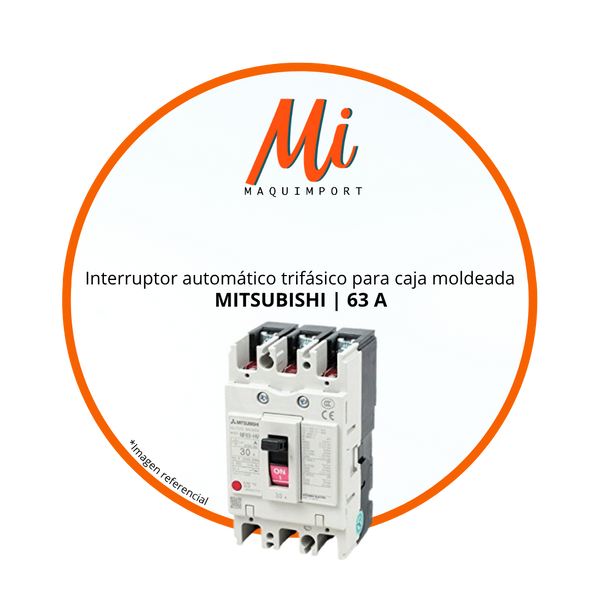 Interruptor automático trifásico para caja moldeada