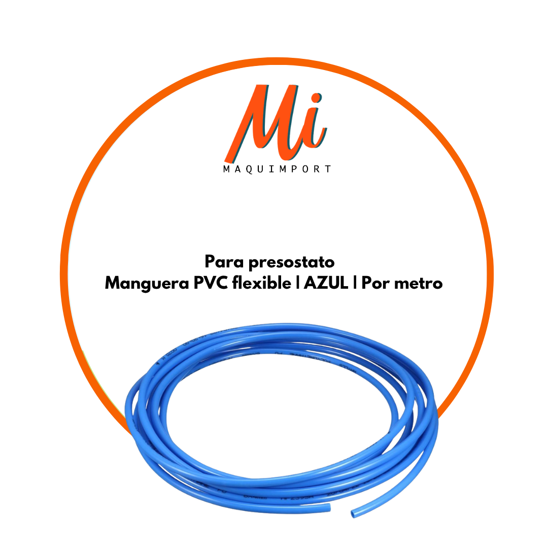 Fitting, manguera PVC y prensa para armado de flexibles - PVC
