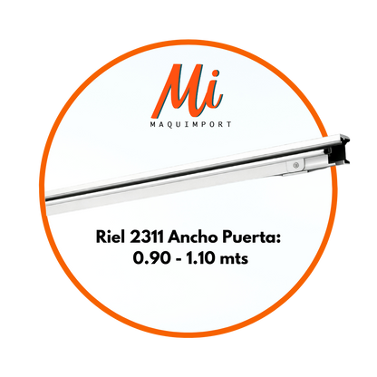 Riel para puerta de corredera Cámara Frigorifica Maquimport Chile