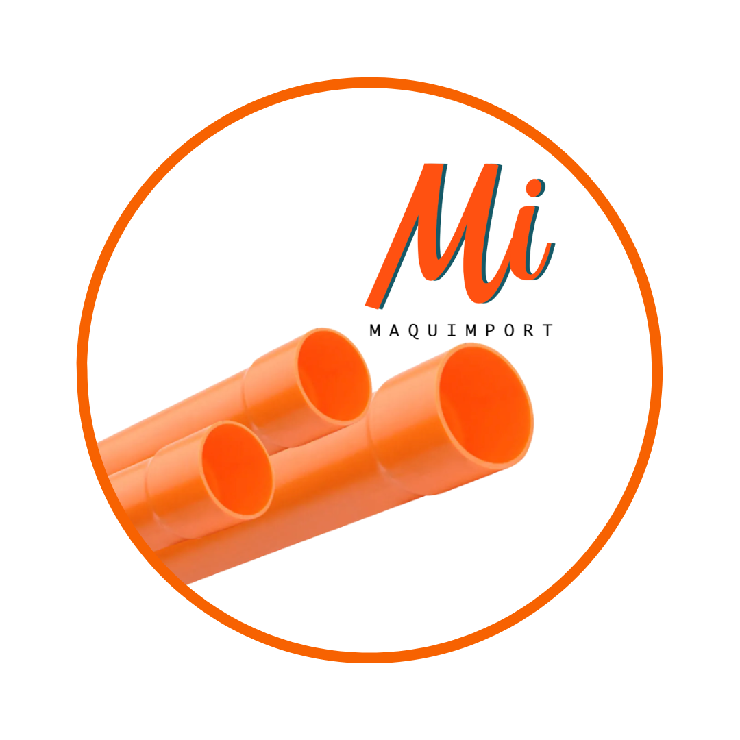 Tubo conduit PVC para canalización eléctrica segura y resistente – Maquimport Chile