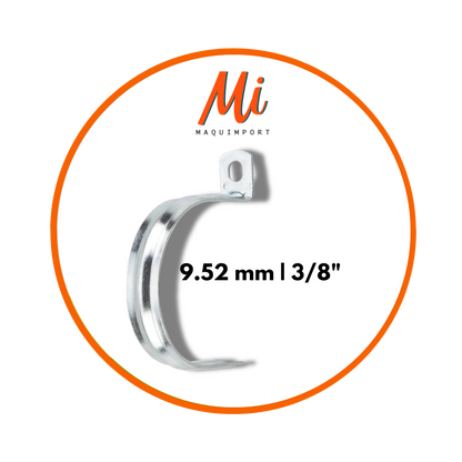 Abrazadera 9.52 mm 3/8 - Maquimport Chile
