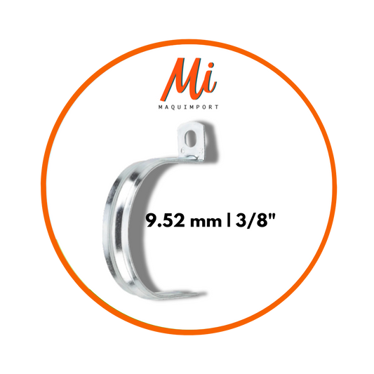 Abrazadera 9.52 mm 3/8 - Maquimport Chile