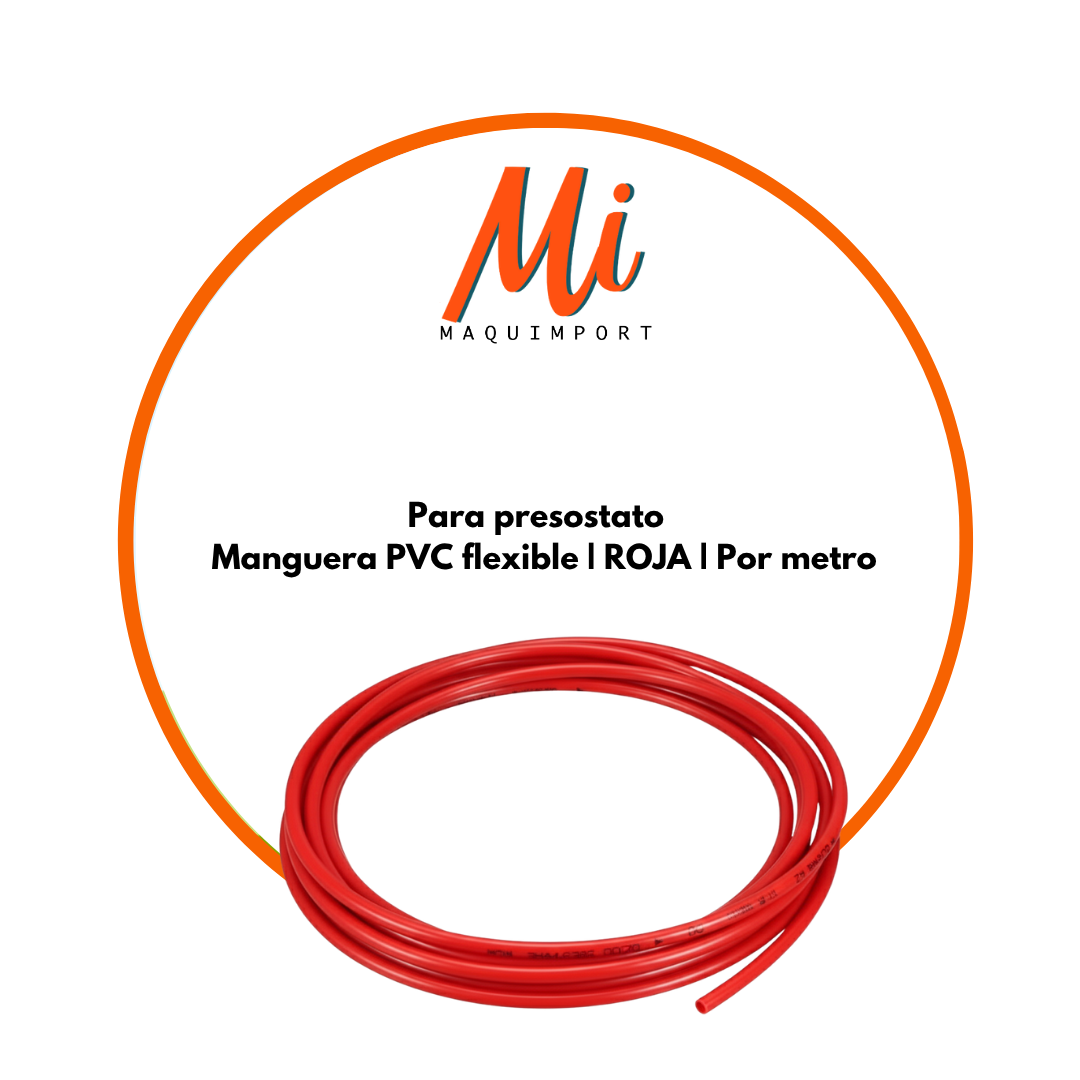 Fitting, manguera PVC y prensa para armado de flexibles - PVC