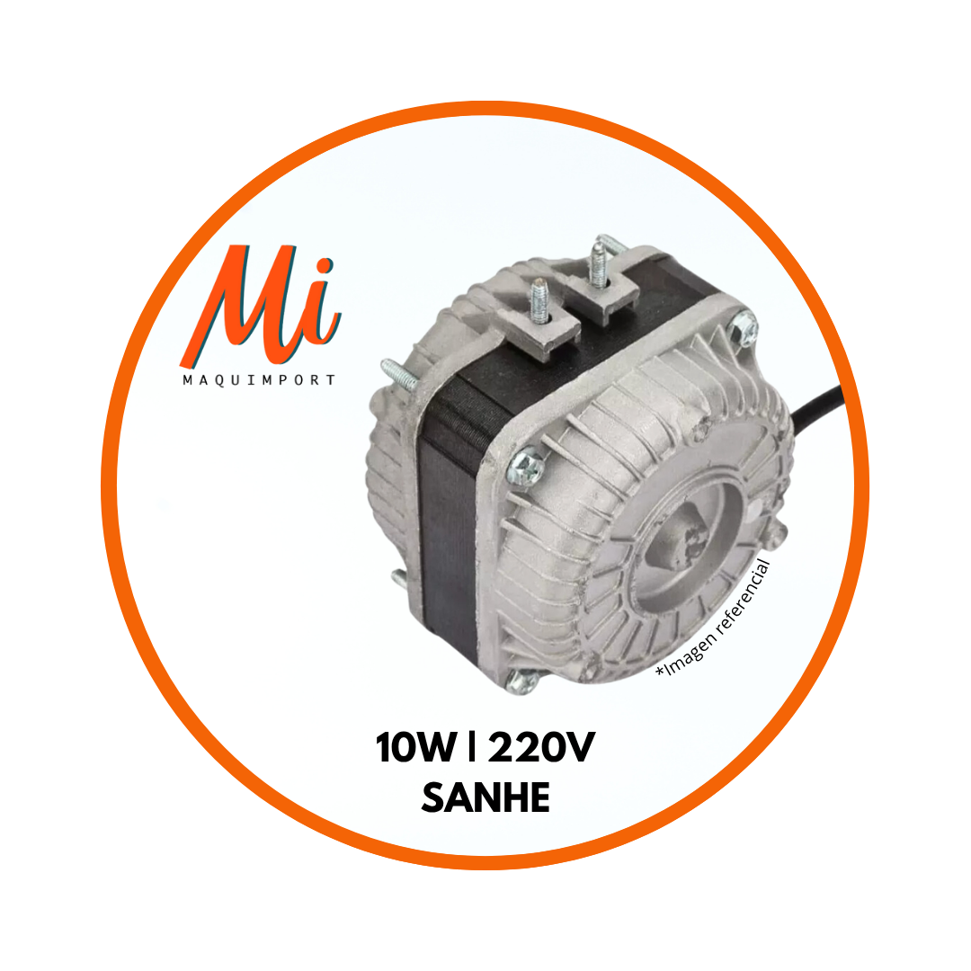 Motor de ventilador comercial 10W-220V  SANHE | Maquimport Chile