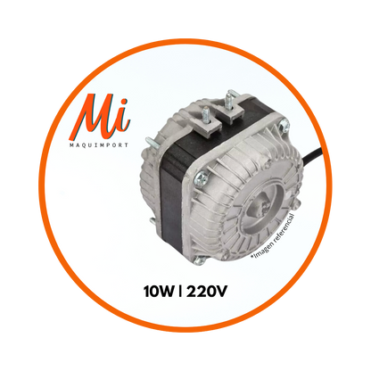 Motor de ventilador comercial 10W-220V Maquimport Chile