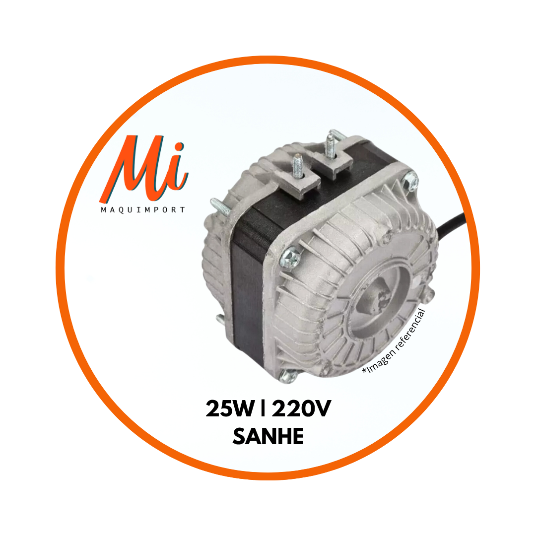 Motor de ventilador comercial 25W-220V Maquimport Chile