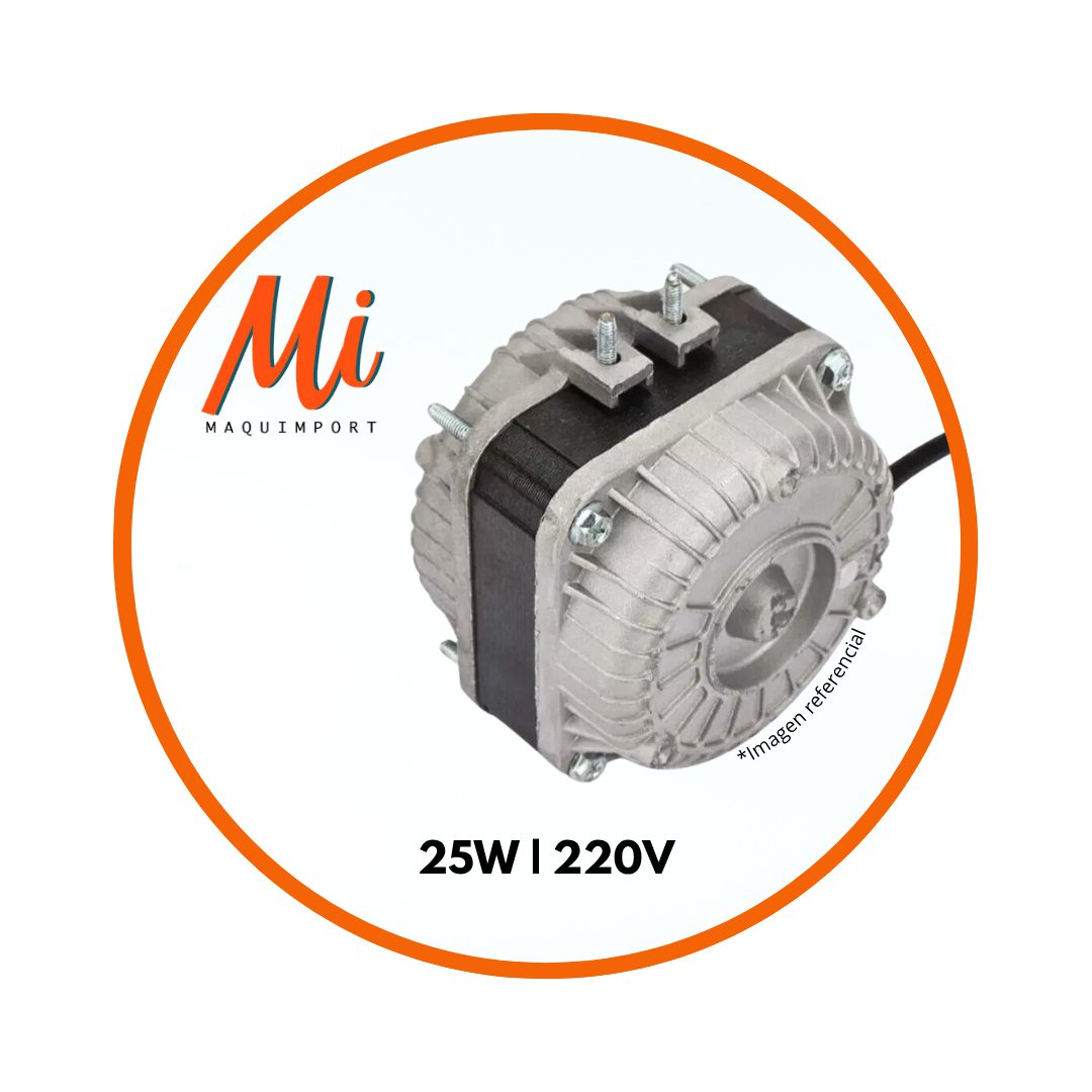 Motor de ventilador comercial 25W-220V Maquimport Chile