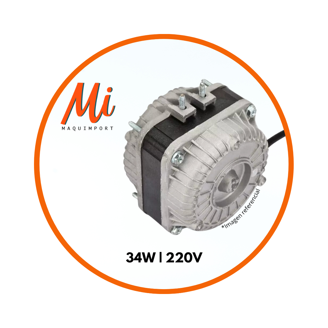 Motor de ventilador comercial 34W-220V Maquimport Chile