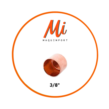 Tapagorro de cobre 3/8" para sellado de tuberías de refrigeración – Maquimport Chile