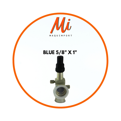 Válvula rotalock BLUE 5/8" x 1" para líneas de refrigeración industrial, Maquimport Chile
